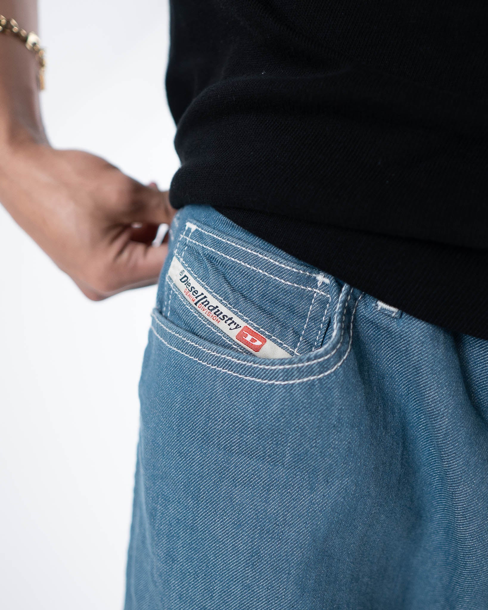 Diesel D-Vider L.32 Pantaloni Light Blue - DS