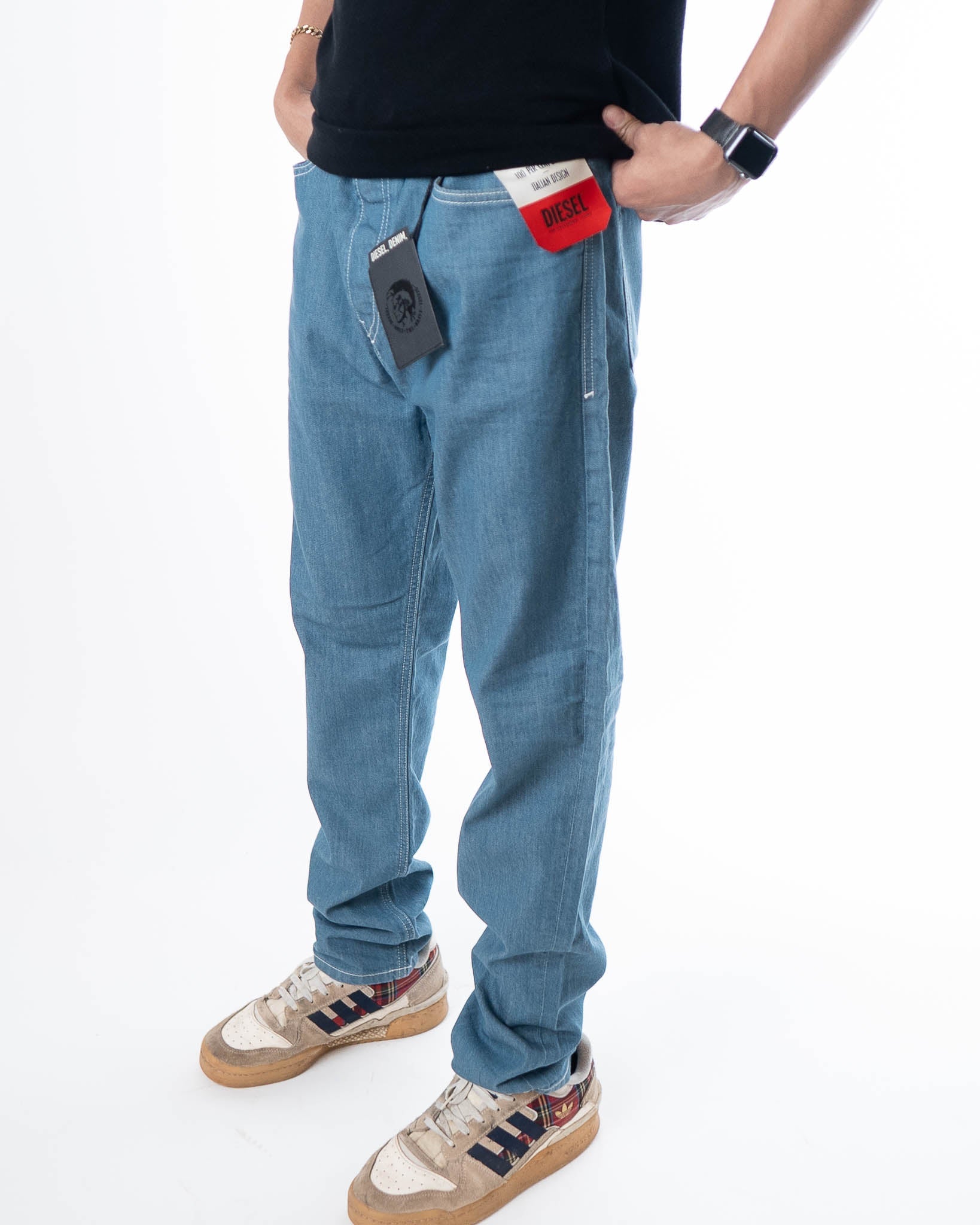 Diesel D-Vider L.32 Pantaloni Light Blue - DS