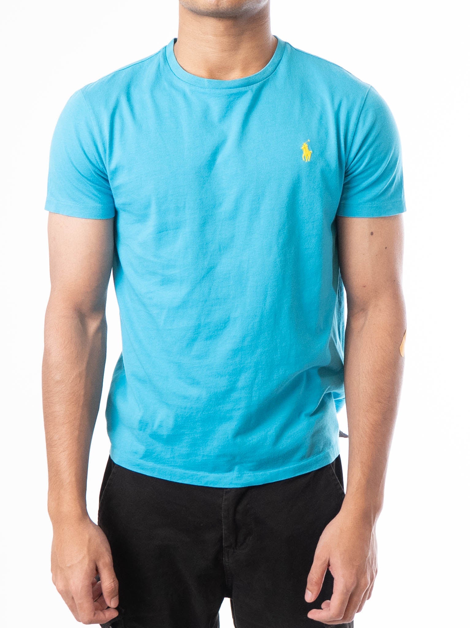 Polo Ralph Lauren Light Blue Custom Slim Fit T-Shirt
