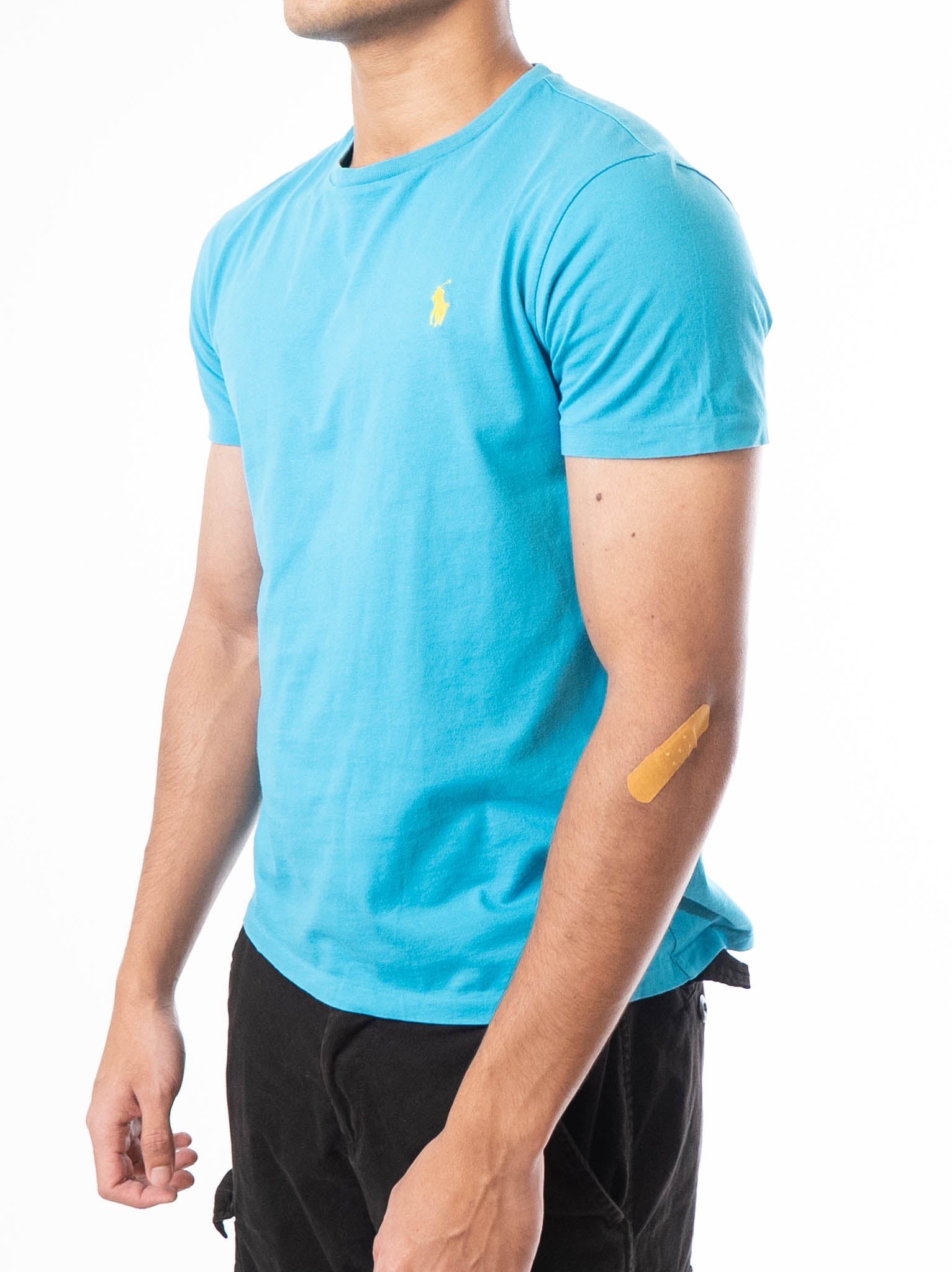 Polo Ralph Lauren Light Blue Custom Slim Fit T-Shirt