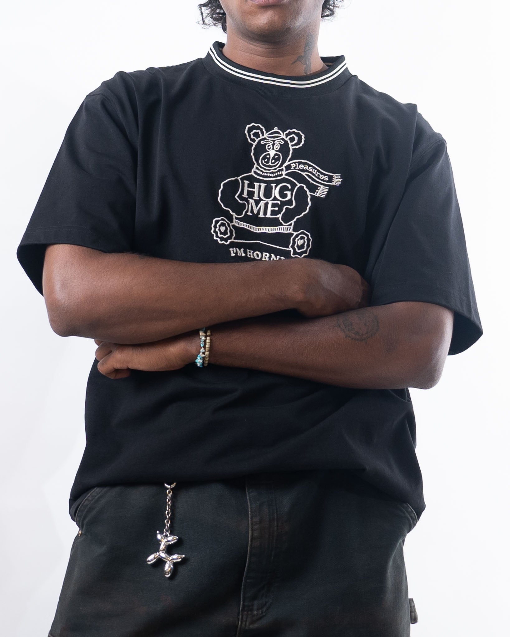 Pleasures Hug Printed T-Shirt