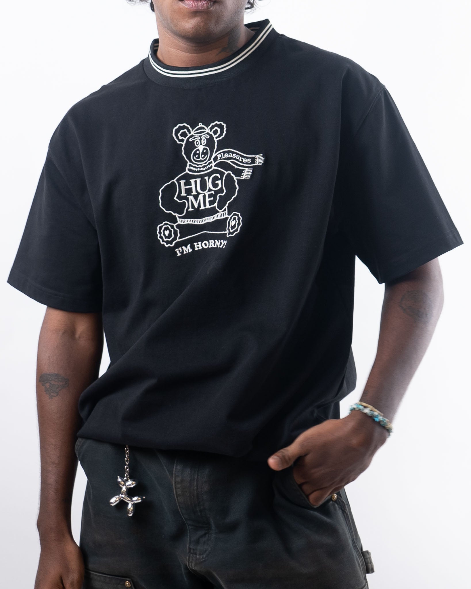 Pleasures Hug Printed T-Shirt