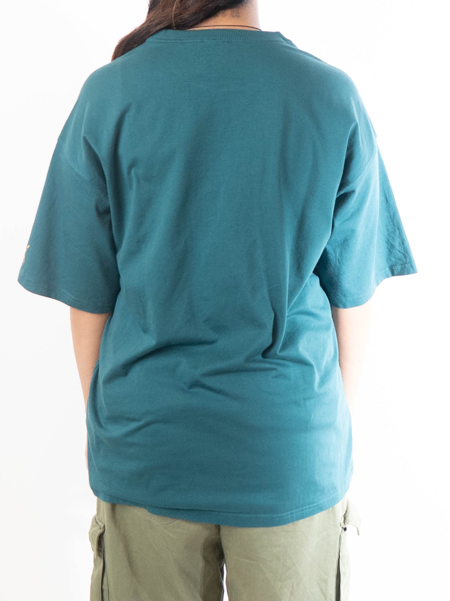 Puma X Staple Green Graphic Print Loose Fit T-Shirt