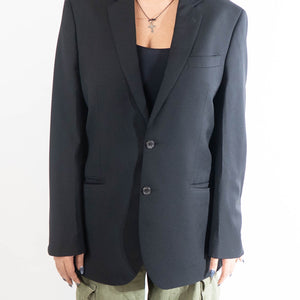 Simon Carter Black Tailored Fit Blazer