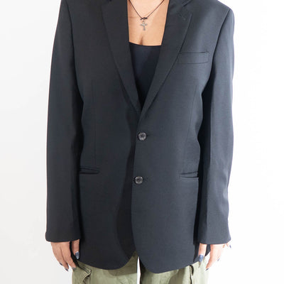 Simon Carter Black Tailored Fit Blazer