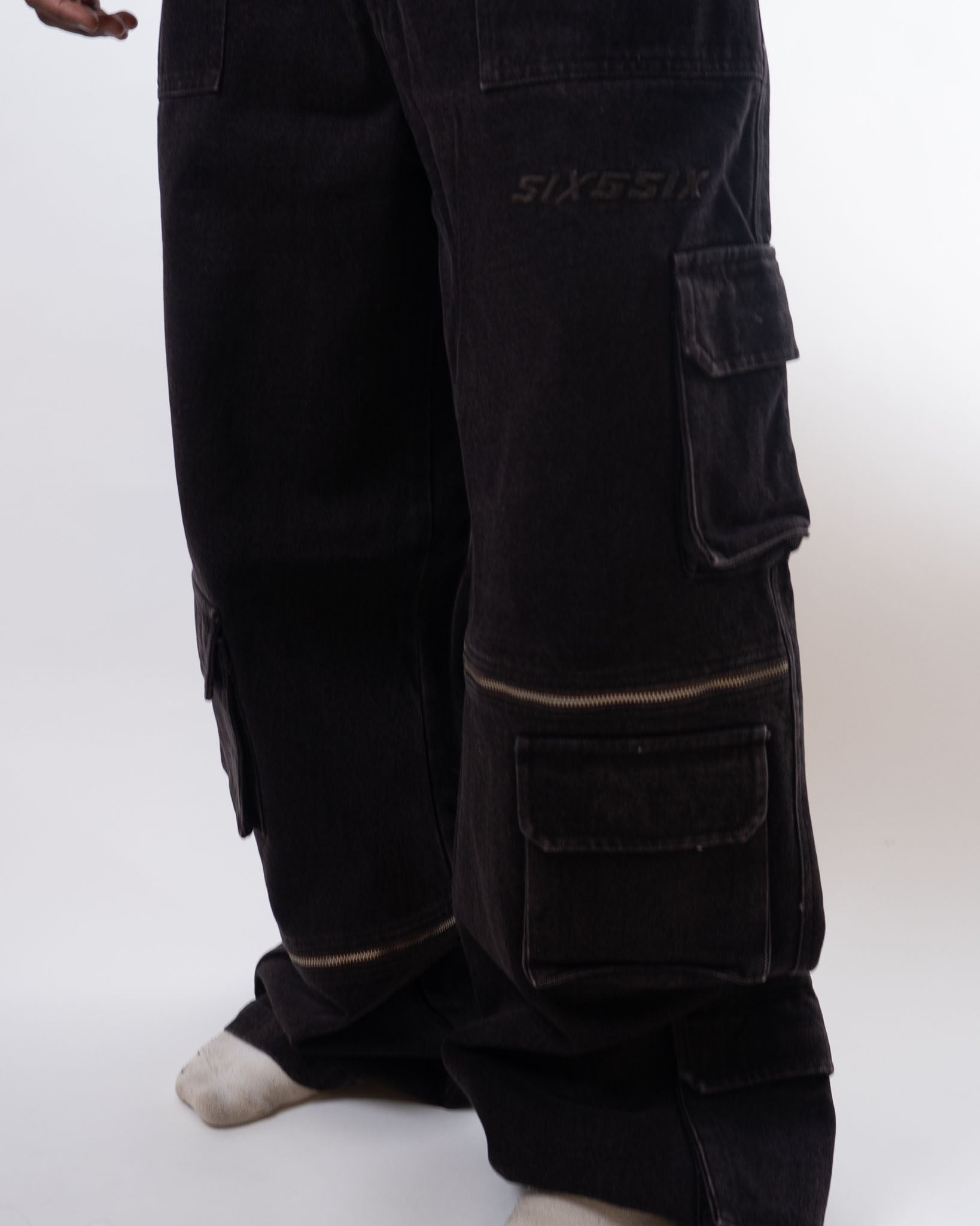 Six5Six Ozone Denim Cargos -Unisex