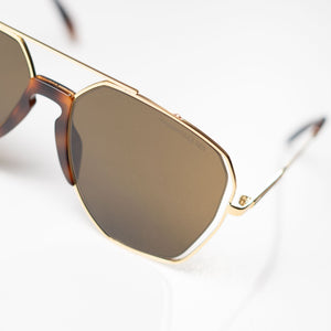 Alexander McQueen Brown Sunglasses
