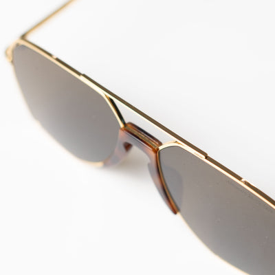 Alexander McQueen Brown Sunglasses