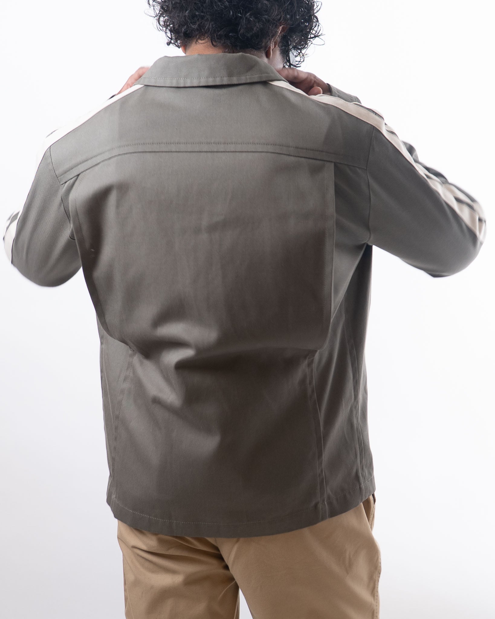 Palm Angels Paradise Embroidered Shirt Jacket