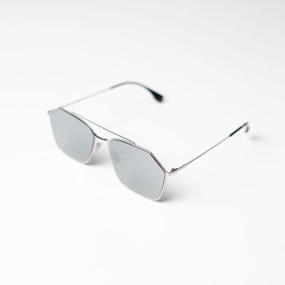 FENDI Black Pentagon Shaped Sunglasses