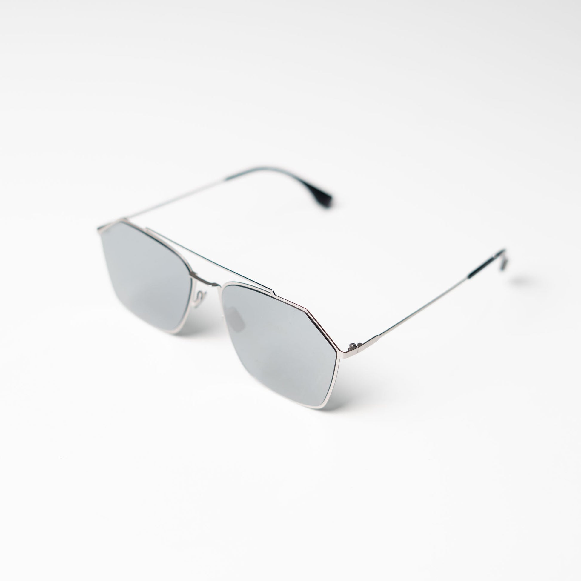 FENDI Black Pentagon Shaped Sunglasses