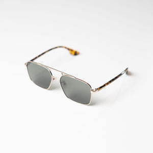 Alexander McQueen Leopard Print Sunglasses
