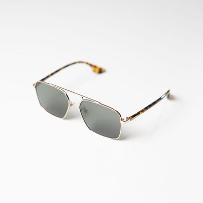 Alexander McQueen Leopard Print Sunglasses