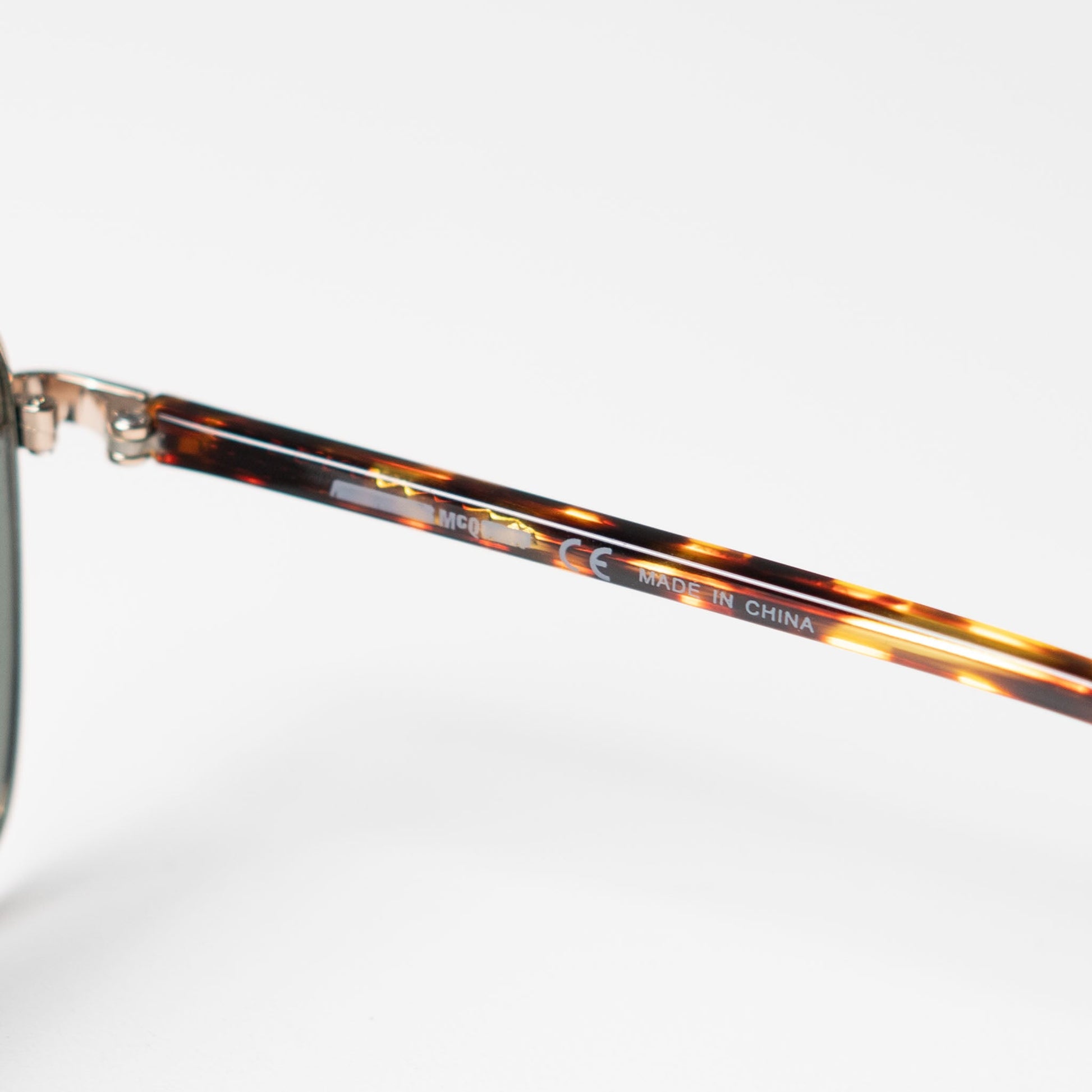 Alexander McQueen Leopard Print Sunglasses