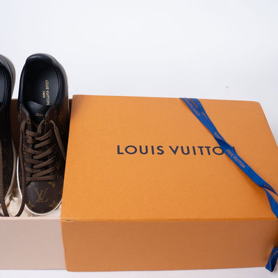 LOUIS VUITTON Luxembourg Sneakers 'Brown Logo Monogram'