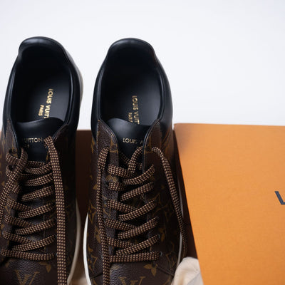 LOUIS VUITTON Luxembourg Sneakers 'Brown Logo Monogram'