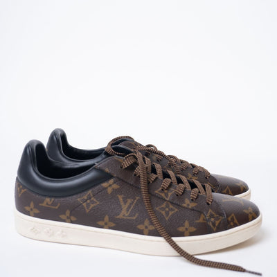 LOUIS VUITTON Luxembourg Sneakers 'Brown Logo Monogram'