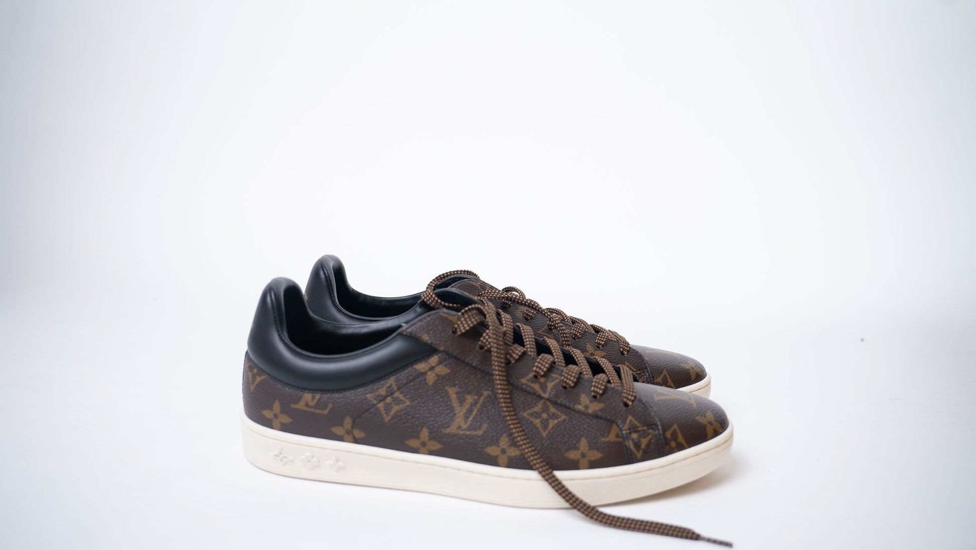 LOUIS VUITTON Luxembourg Sneakers 'Brown Logo Monogram'
