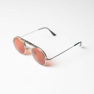 Ermenegildo Zegna Pink Circular Sunglasses