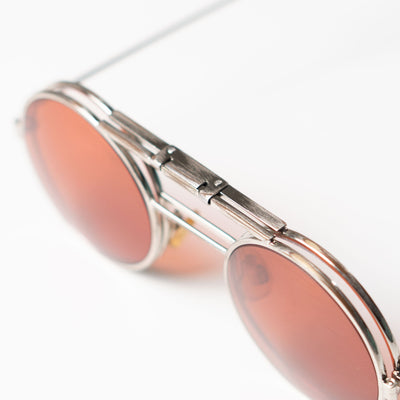 Ermenegildo Zegna Pink Circular Sunglasses