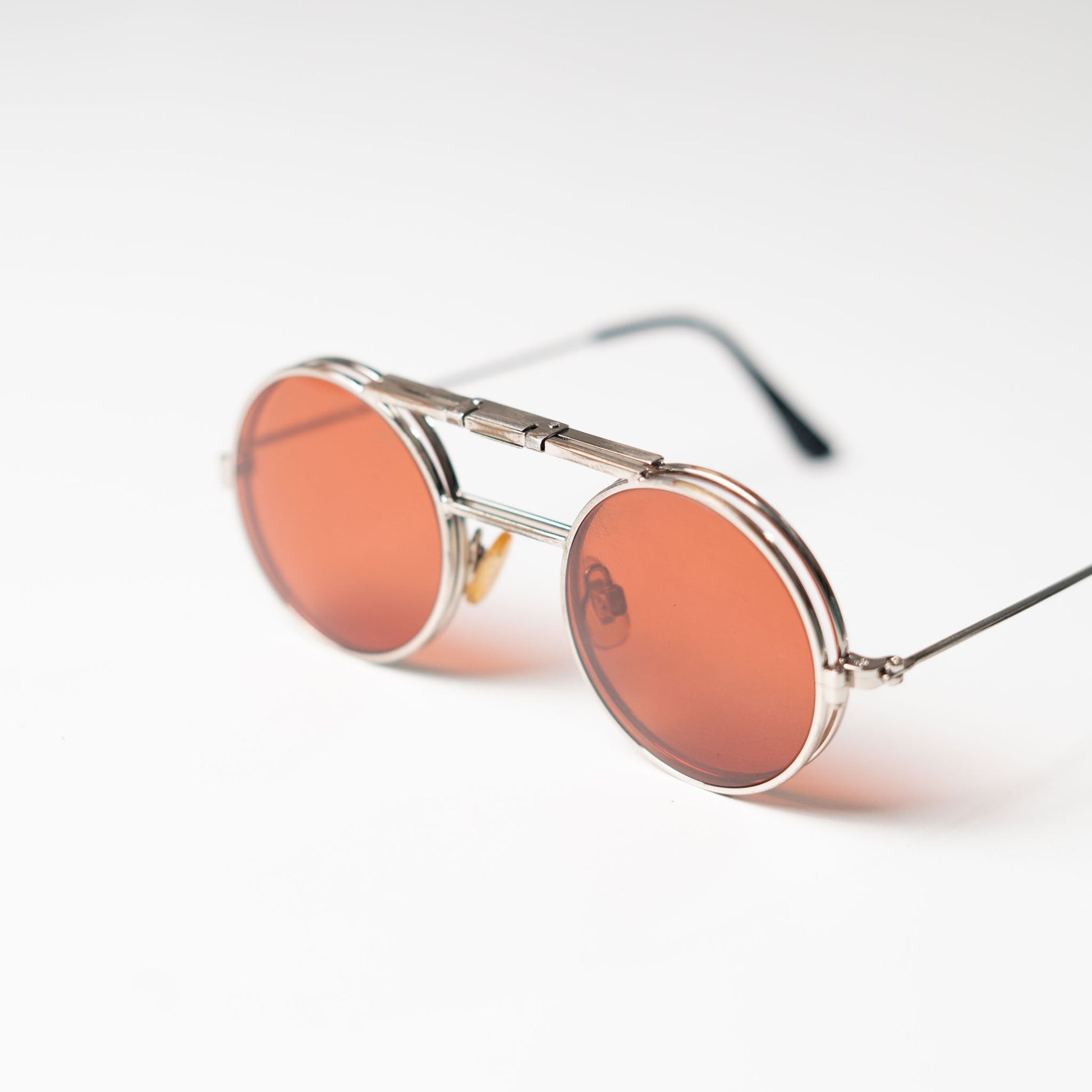 Ermenegildo Zegna Pink Circular Sunglasses