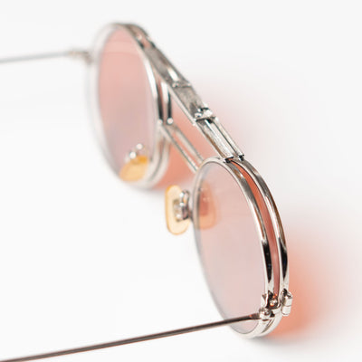 Ermenegildo Zegna Pink Circular Sunglasses