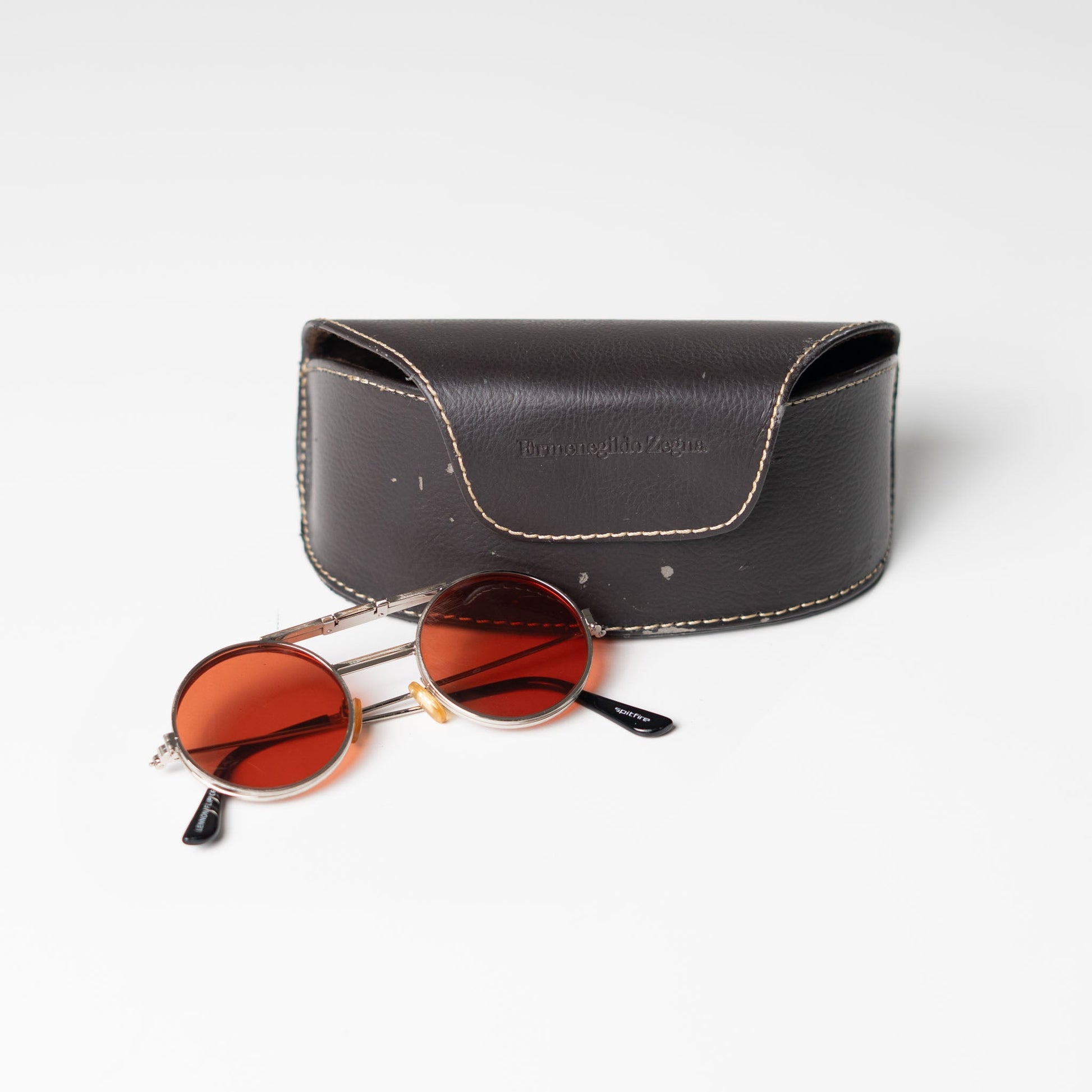 Ermenegildo Zegna Pink Circular Sunglasses