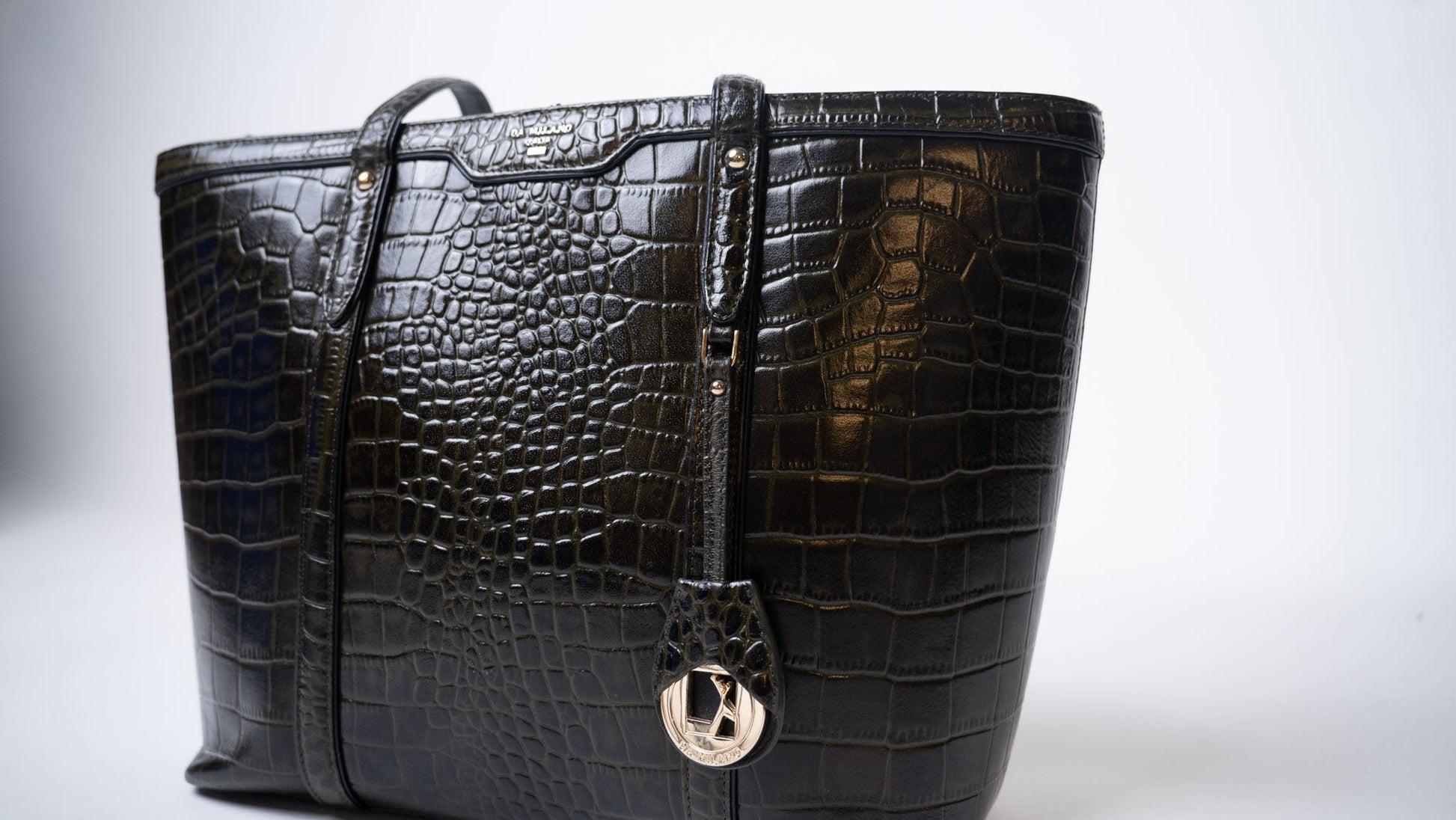 DA MILANO Textured Tote Bag