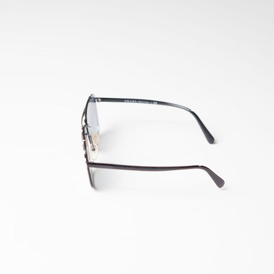 PRADA Silver Rectangular Sunglasses