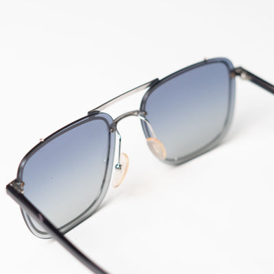 PRADA Silver Rectangular Sunglasses