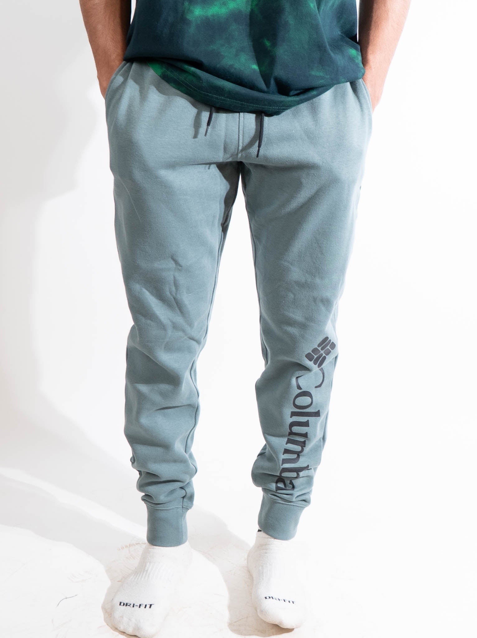Columbia Green Logo Fleece Jogger