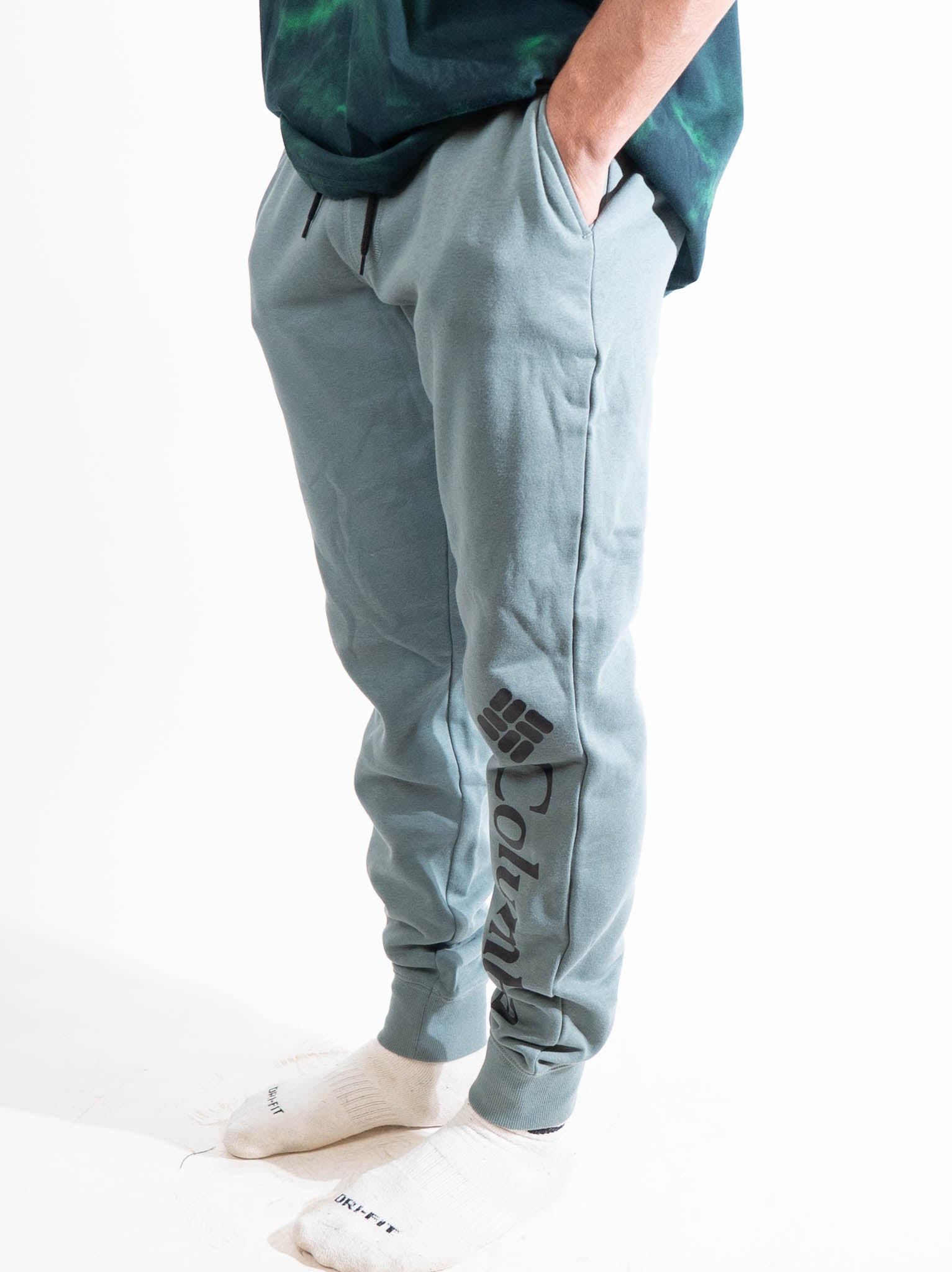 Columbia Green Logo Fleece Jogger