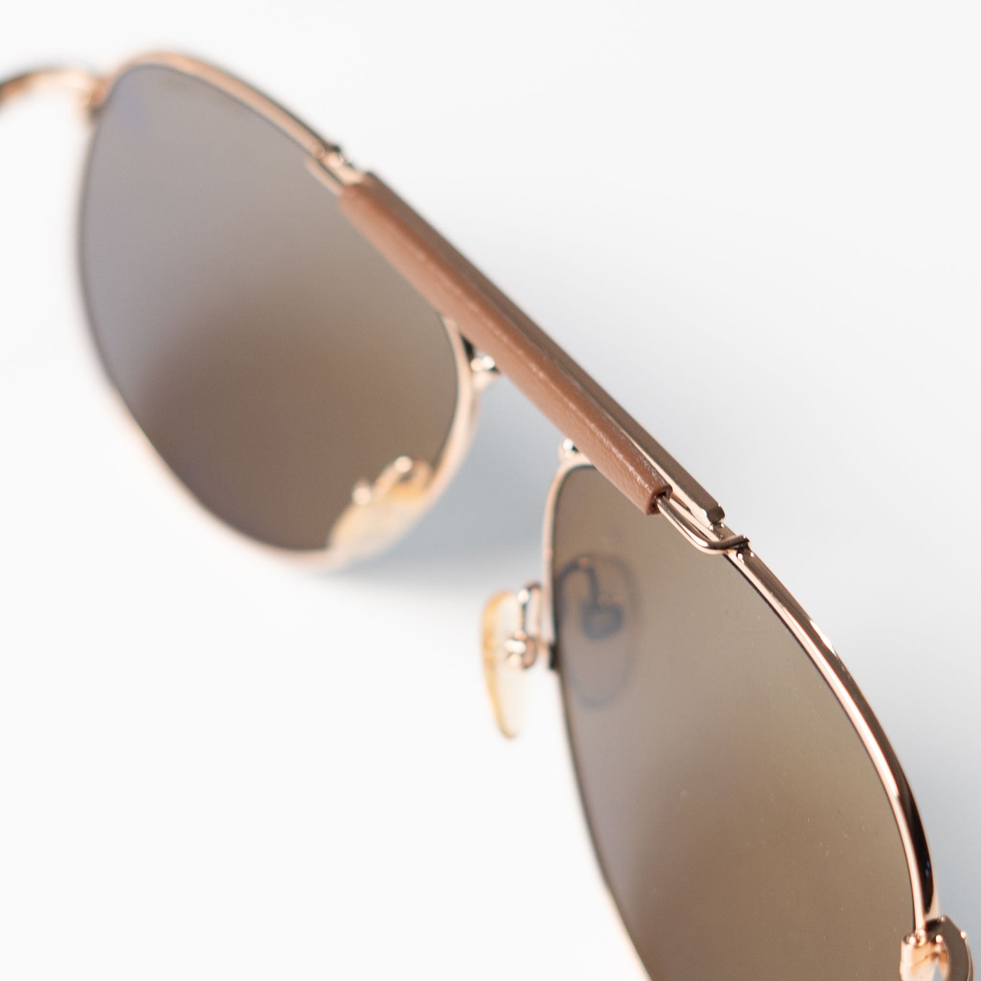 Tom Ford Brown Aviator Sunglasses