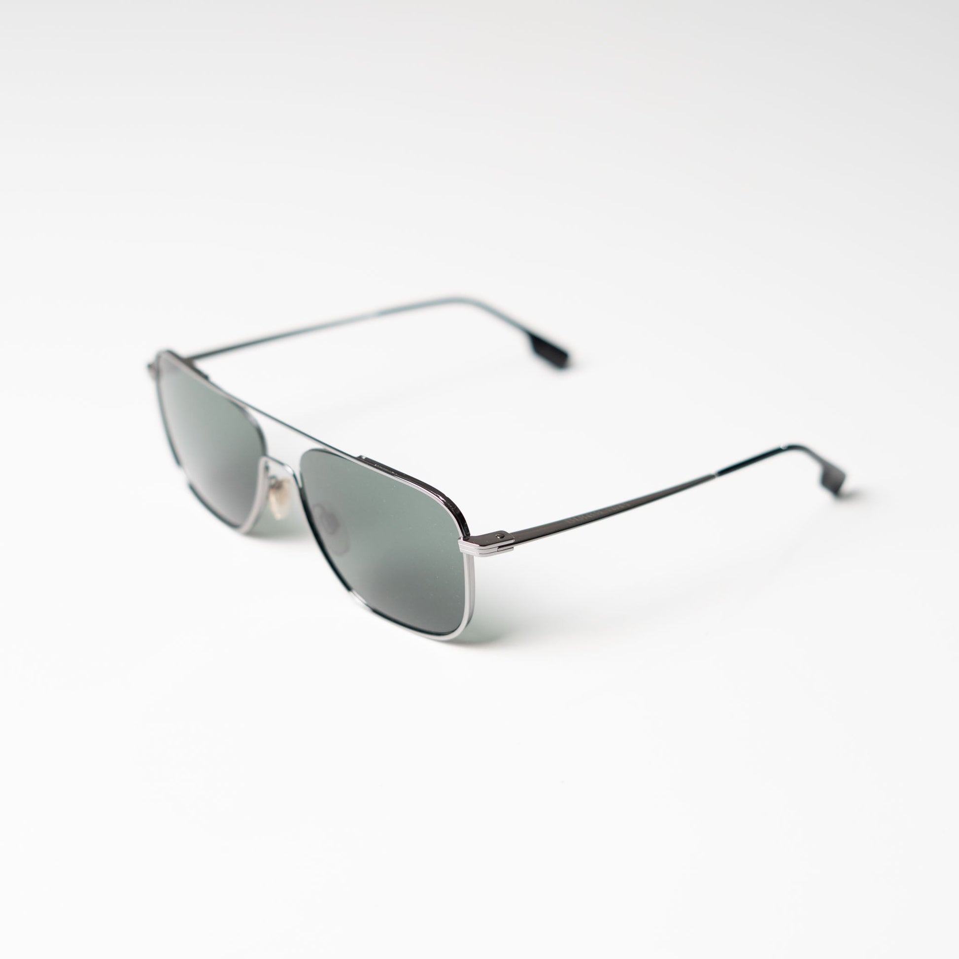 BURBERRY Silver Square Sunglasses