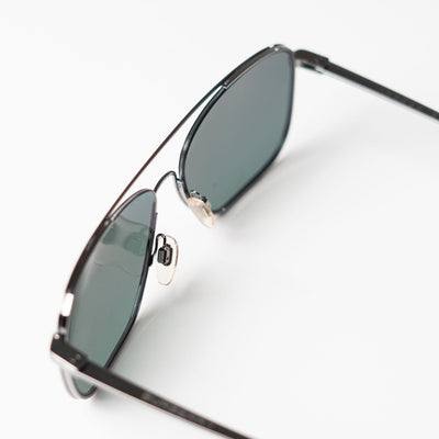 BURBERRY Silver Square Sunglasses
