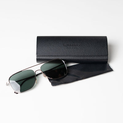 BURBERRY Silver Square Sunglasses