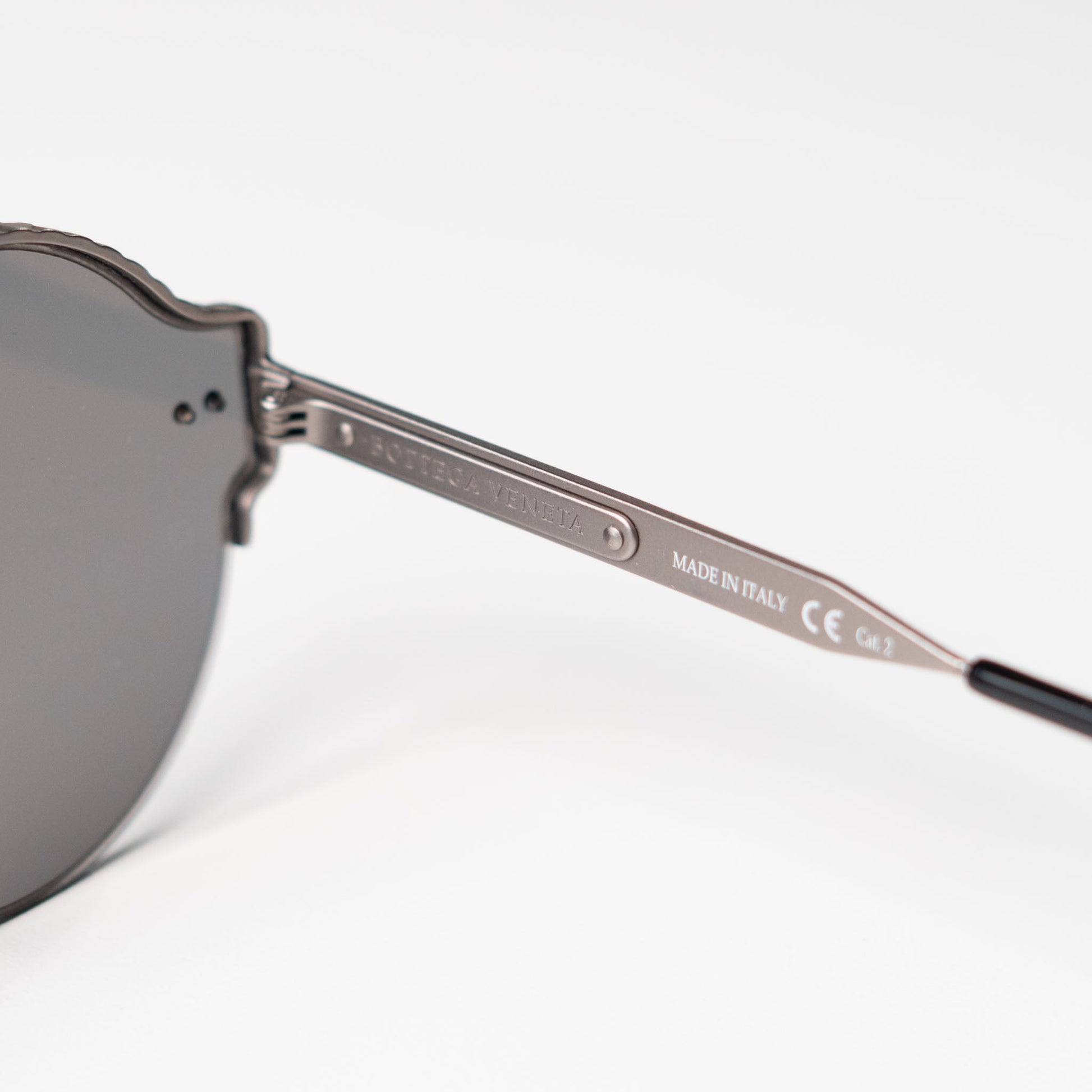BOTEGA Silver Round Sunglasses