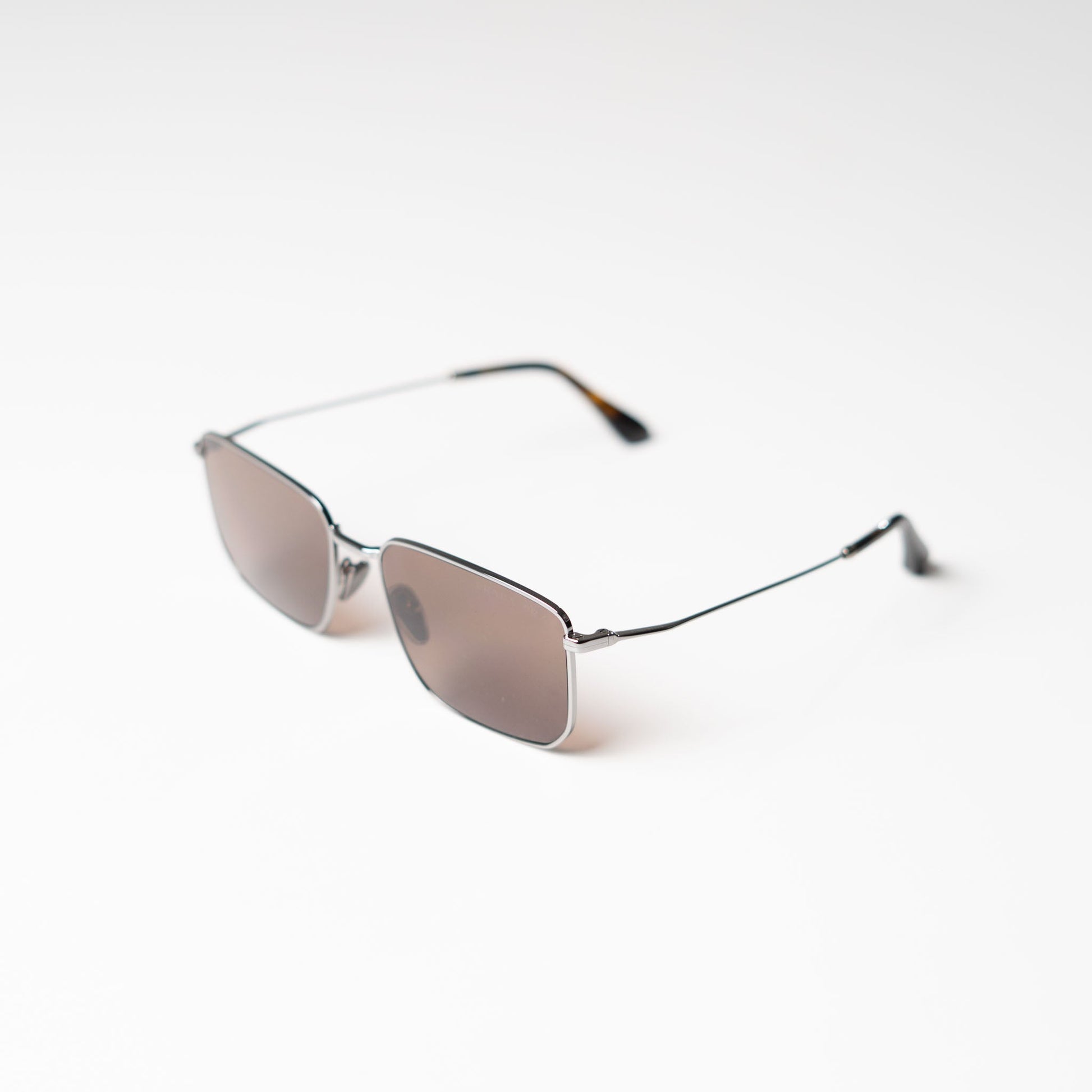 PRADA Brown Rectangular Sunglasses