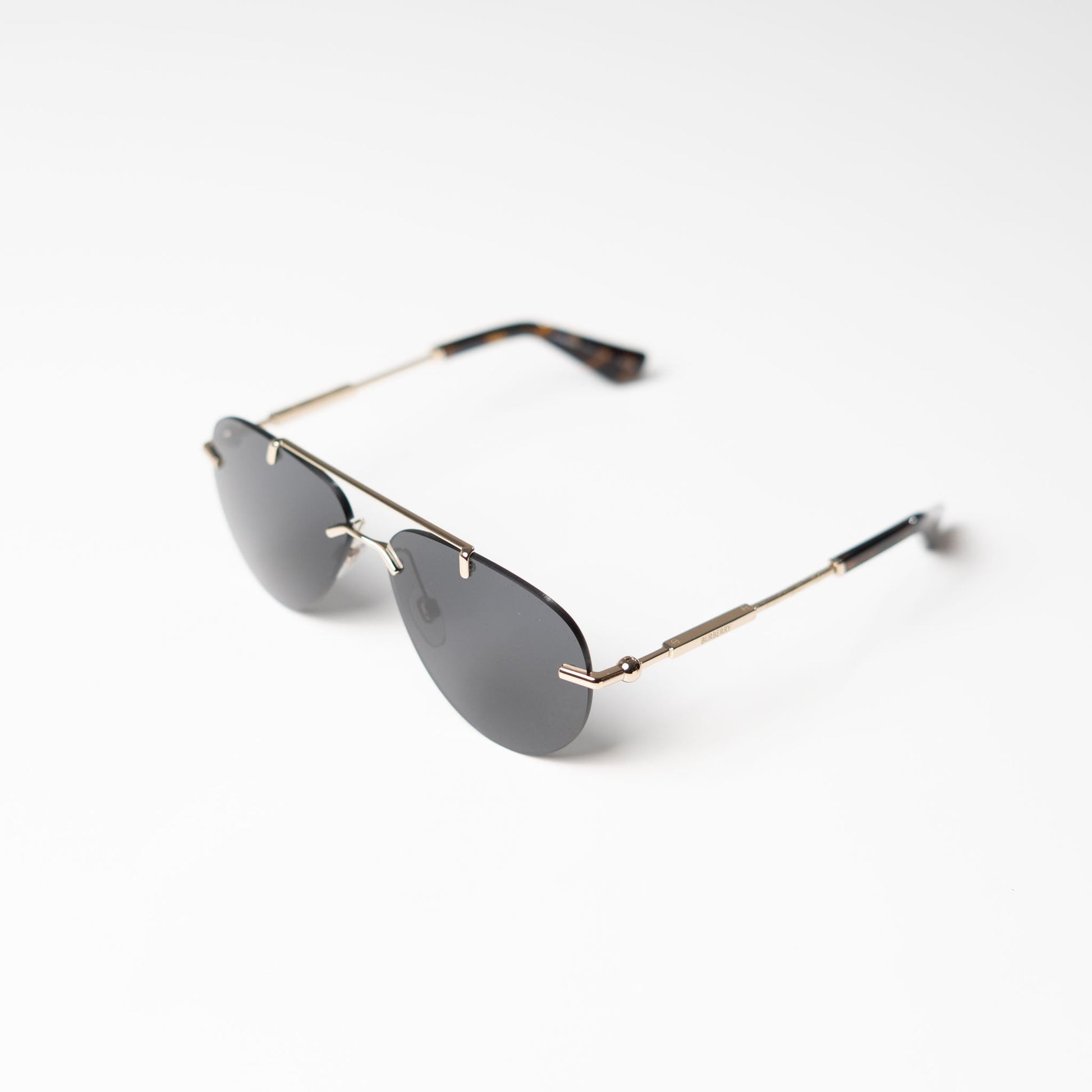 Burberry 3151 Black & Gold Sunglasses