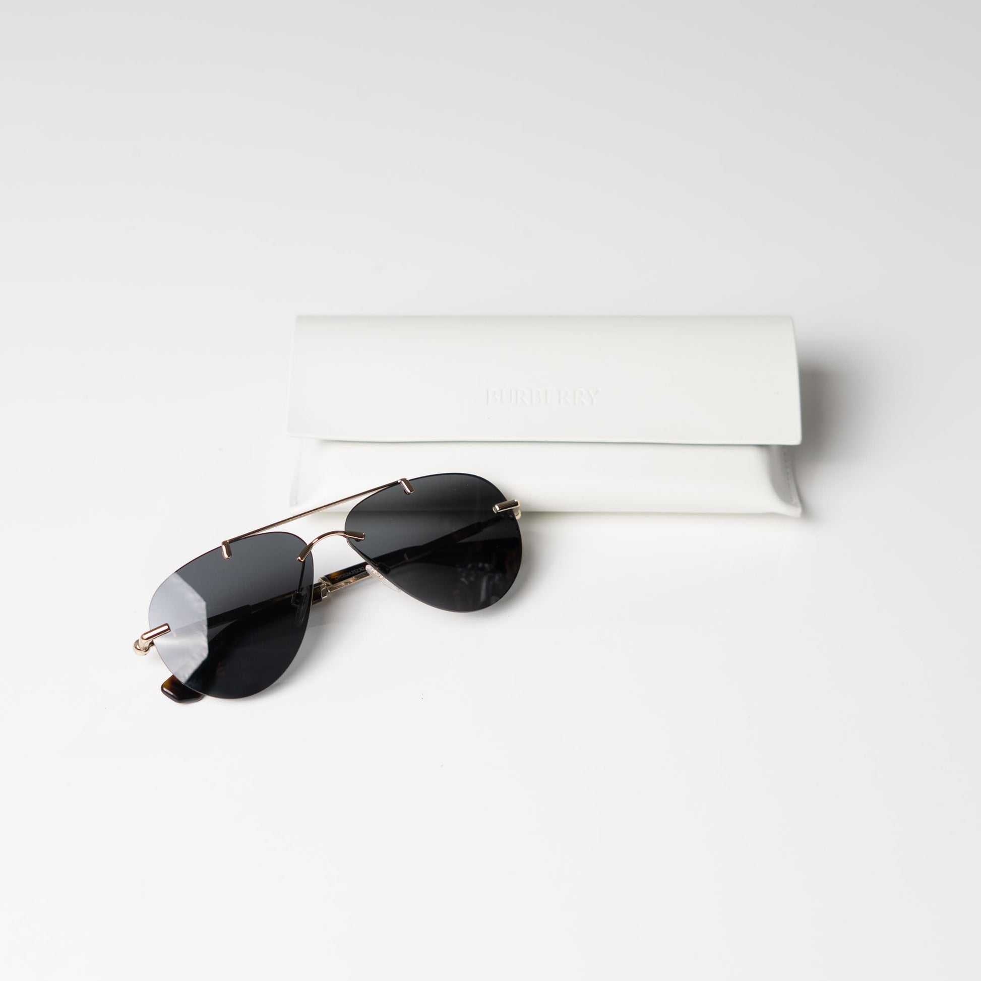 Burberry 3151 Black & Gold Sunglasses