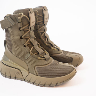 Balmain Khaki Army High-Top Sneakers