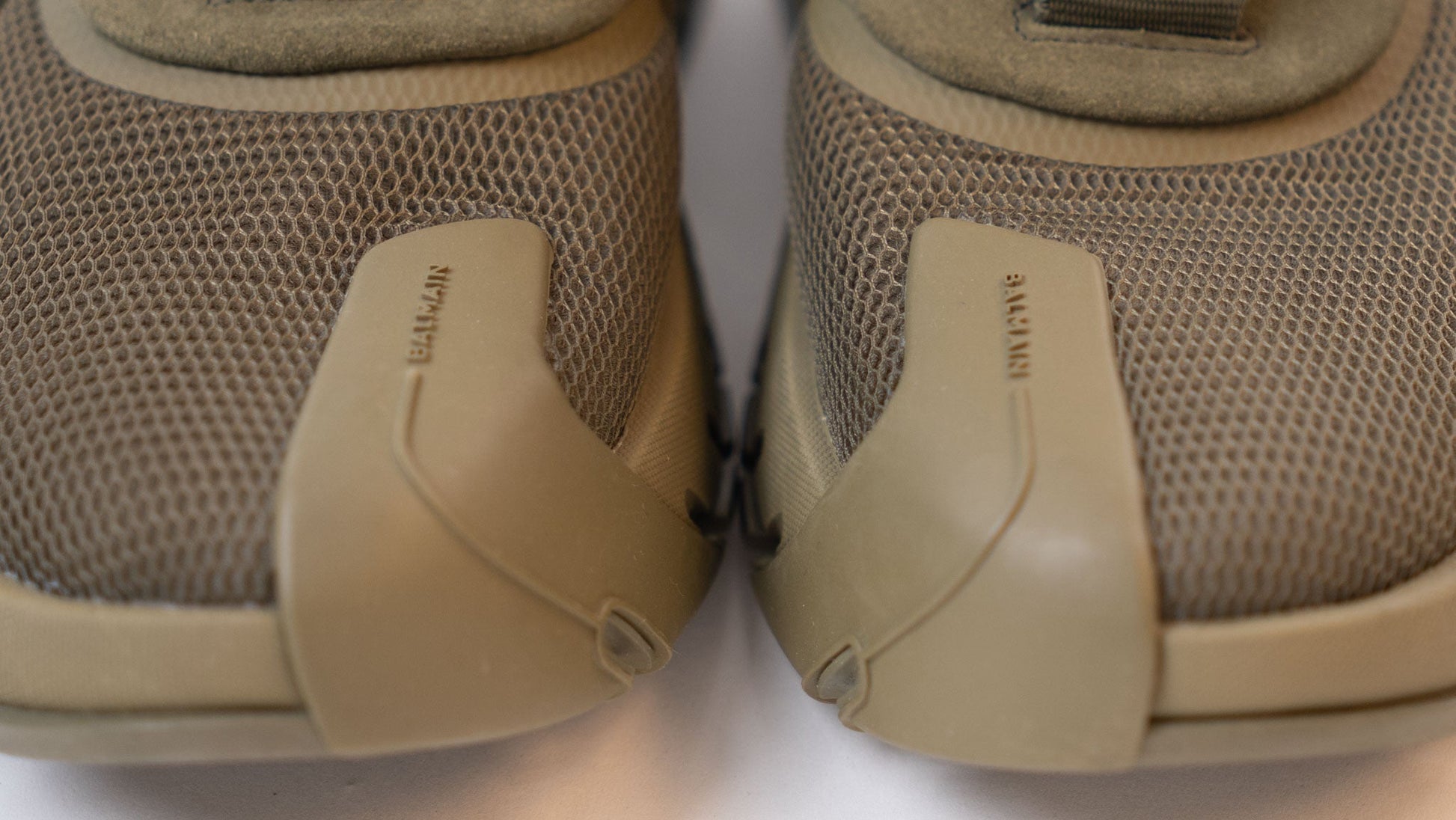 Balmain Khaki Army High-Top Sneakers