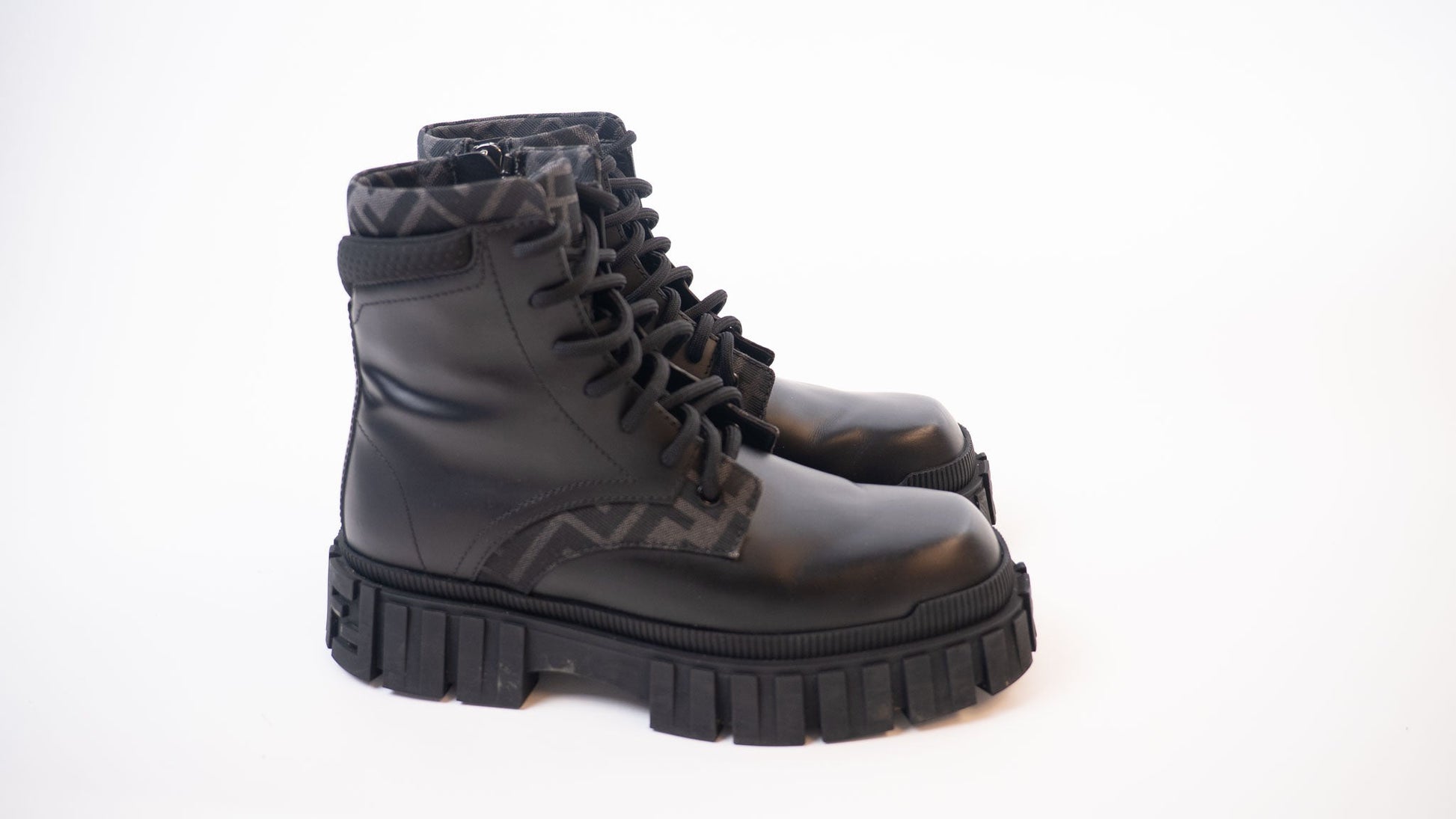 Fendi Force Lace-Up Boots
