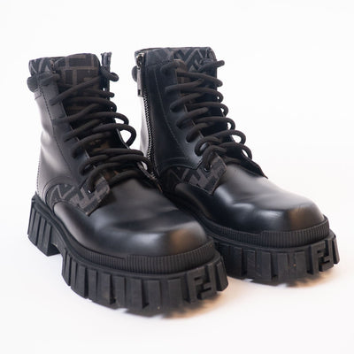Fendi Force Lace-Up Boots