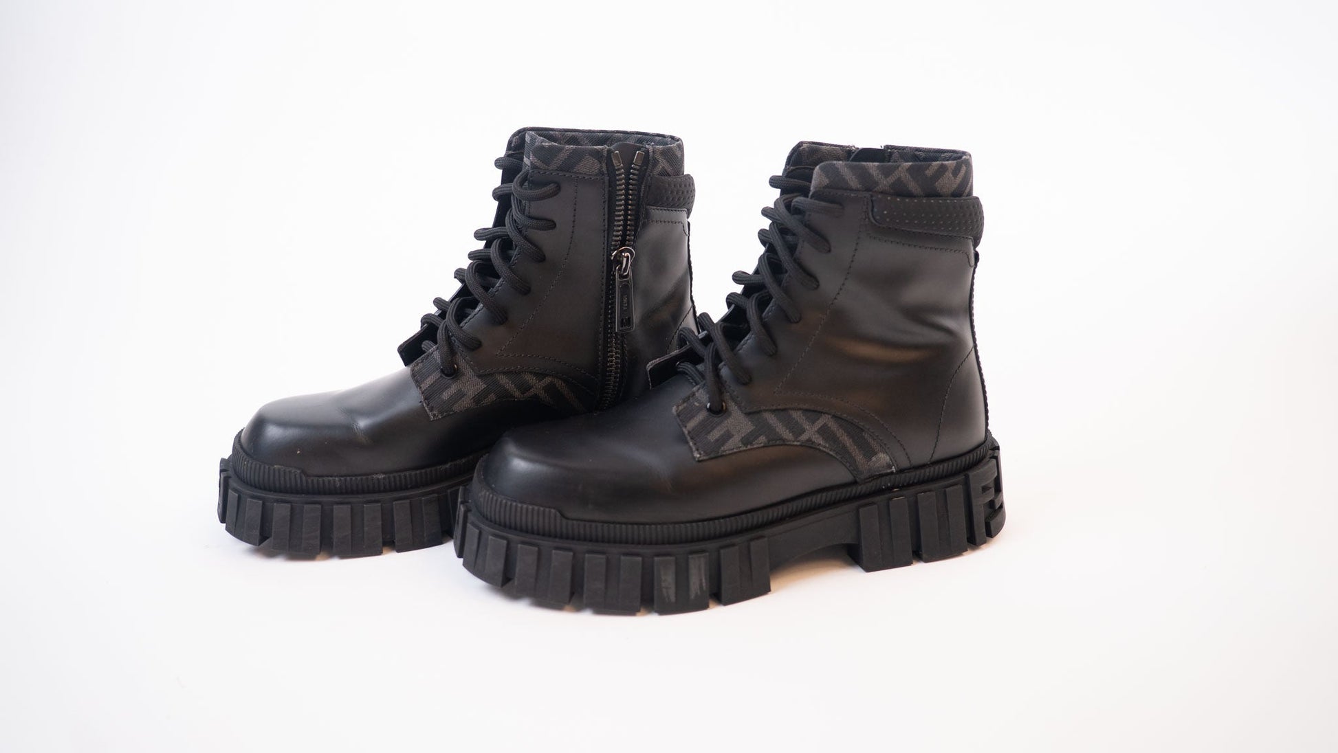 Fendi Force Lace-Up Boots
