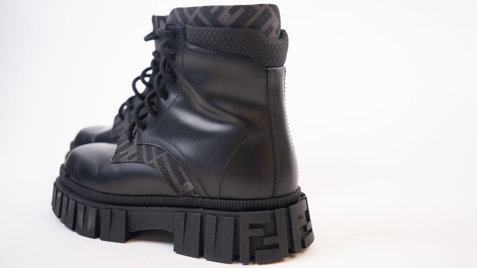 Fendi Force Lace-Up Boots