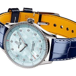 Breitling Navitimer Blue Dial Women 32mm