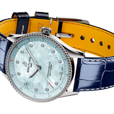 Breitling Navitimer Blue Dial Women 32mm
