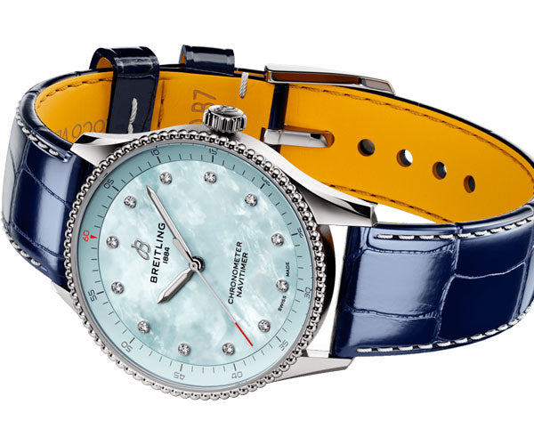 Breitling Navitimer Blue Dial Women 32mm