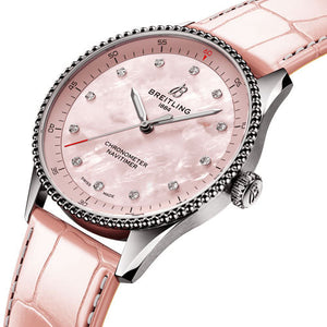 Breitling Navitimer Pink Dial Women 32mm